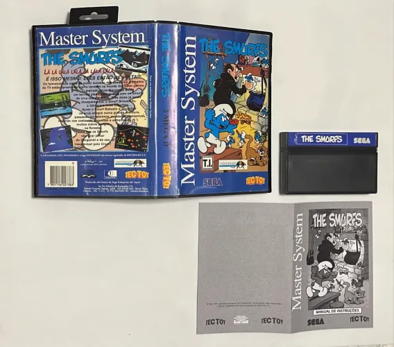 Master System Tec Toy Sega The Smurfs