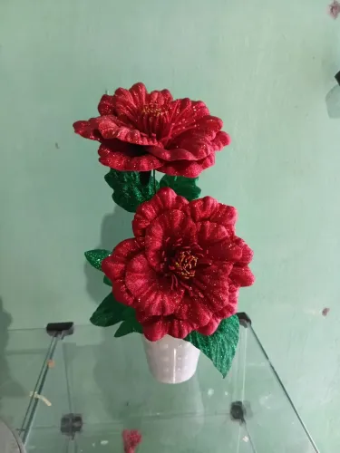 Arranjo vermelho