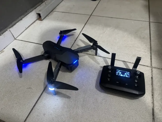 Drone KF101 Pro GPS | Gimbal 3 Eixos | EIS | Completo | Maleta