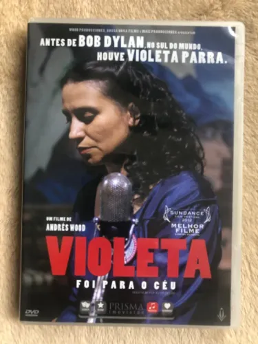 DVD Filme: Violeta foi para o Céu (sobre a Vida de Violeta Parra poetisa e cantora chilen)
