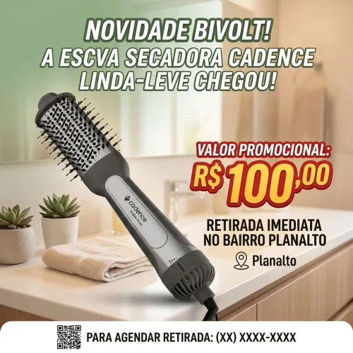 Escova secadora Cadence