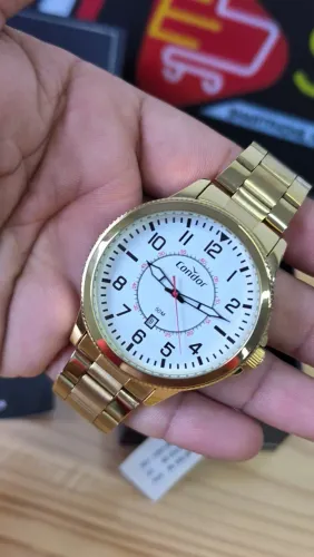 Relógio Condor Masculino Militar Dourado - CO2115MXU/4B