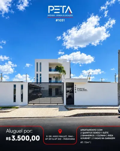 Apartamento com 2 quartos, Paraviana - Boa Vista