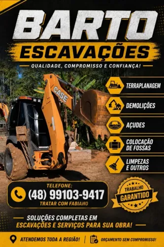 Escavação e terraplanagem!!