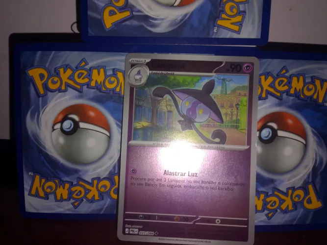 Carta pokémon para trocar e comprar lampent