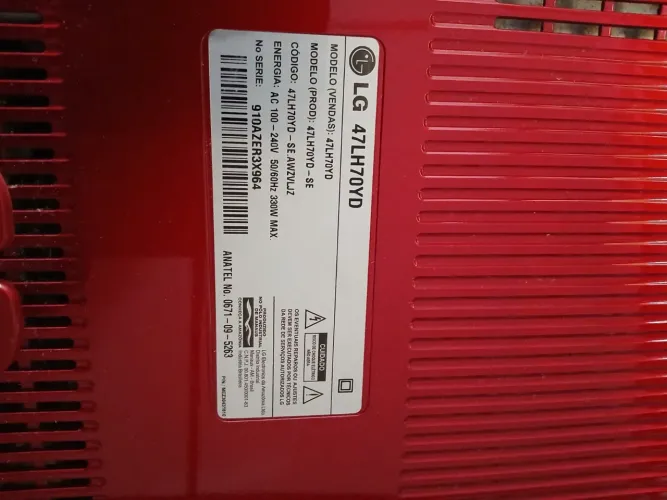 Tv sem funcionar 50 polegadas