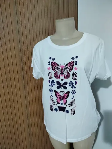 Blusinha t shirt branca