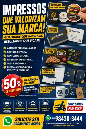 BANNERS ? ADESIVOS ? IMPRESSOS