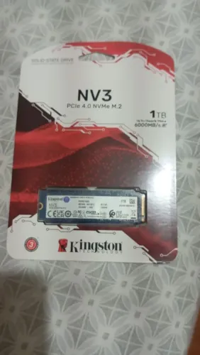 SSD 1tb nv3 Kingston lacrado envio olx pay - retirada desconto de R$50