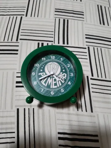 Relógio Despertador De Mesa Oficial Palmeiras Licenciado
