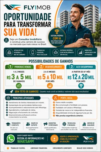 Oportunidade no Mercado Imobiliário | Ganhos de R$5.000,00 a R$20.000,00/mês