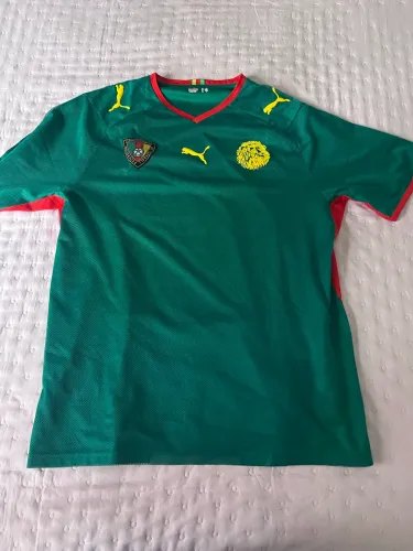 Camiseta Camarões verde 2010