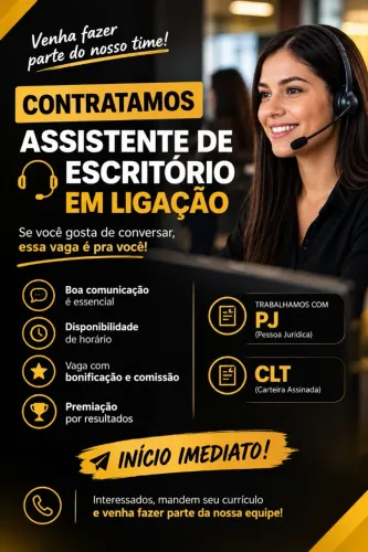 Oportunidade de emprego ( imediato )