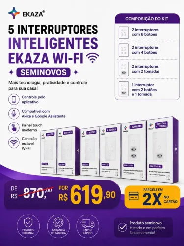 Interruptores Inteligente Wi-fi Ekaza