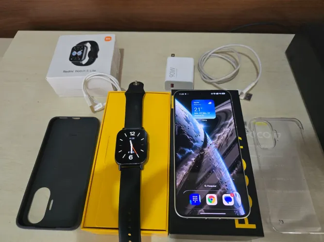 Xiaomi Poco F7 + Redmi Watch 5 Lite + 2 Cases
