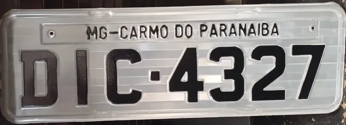 Placas para carro 