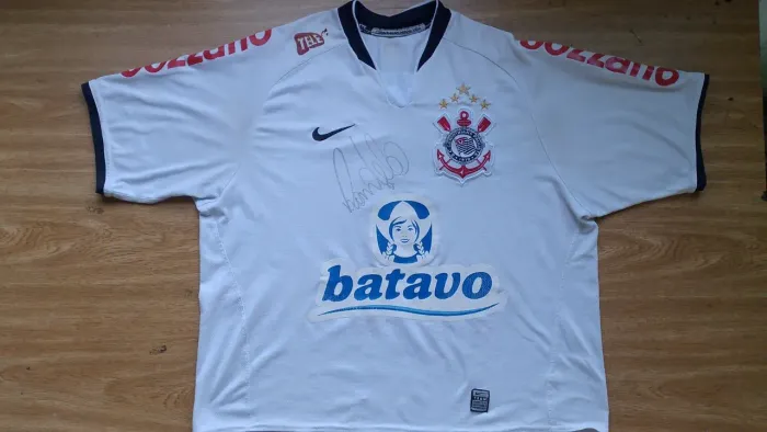 Camisa Corinthians Nike Original (modelo antigo) - Ronaldo Fenômeno nº 9 - Autografada