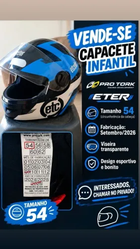 Capacete infantil