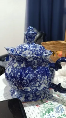 Chaleira de porcelana Portuguesa