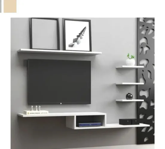 Rack suporte tv com nicho