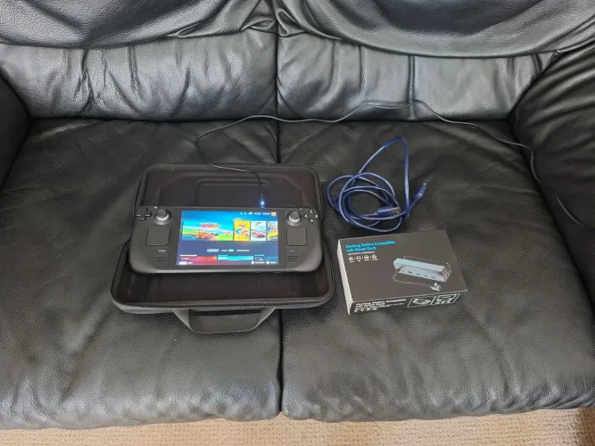 Steam Deck LCD 1tb SSD + 256gb SDcard completo