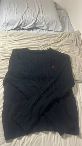 Suéter preto ralph lauren