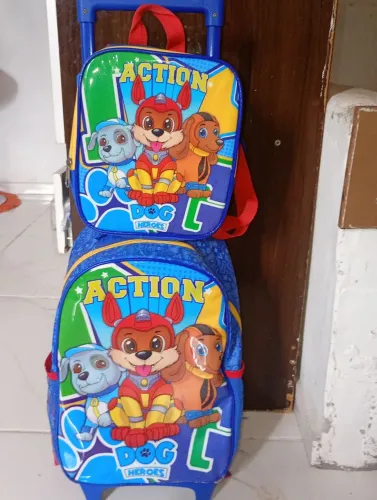 Kit mochila escolar infantil 
