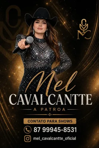 Mel Cavalcantte, a patroa