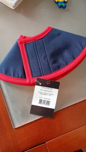Cone elizabetano protetor para pet com escova de aço