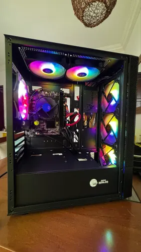 GABINETE GAMER NINJA HIVE + 6 FANS RGB