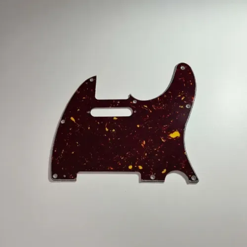 Escudo Para Guitarra Telacaster 8 Furos Brown Tortoise