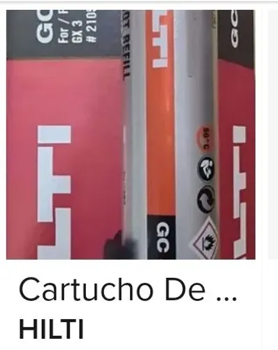 Cartucho gás para Finca pino hilti GC 21