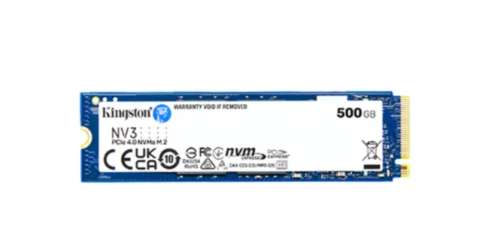 SSD NVME Kingston NV3 500GB 4.0 para reitirada R$420