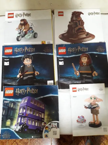 Manuais Lego Harry Potter Somente Manuais Em Espanhol e ingles (Usado)