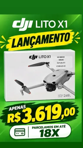 Drone Lito X1 (Novo) parcelamos até 18x/ Lançamento