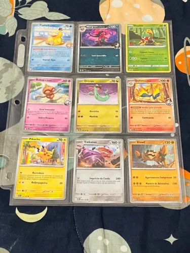 9 CARTAS Pokemom de cada tipo