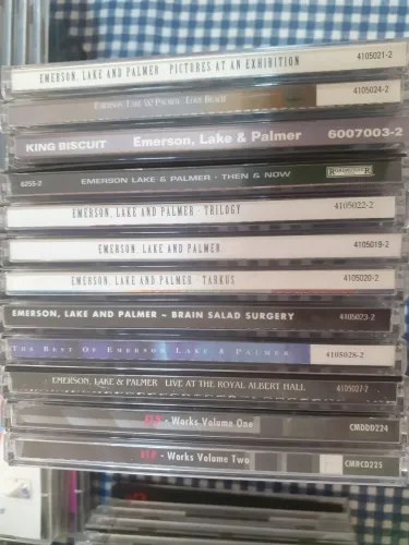 Coleção 12 CDs Emerson Lake Palmer