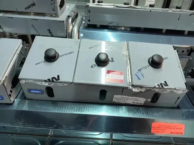 CONDIMENTADORA 3 CUBAS INOX 