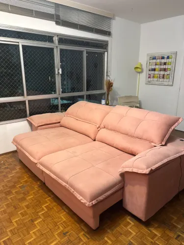 Sofá Rosa Claro
