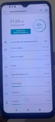Celular android motorola moto g20