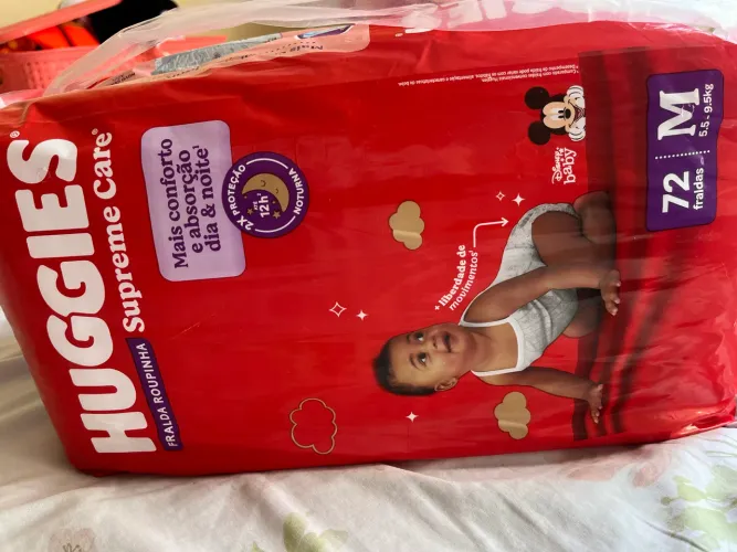 Vendo dois pacotes de fralda M
