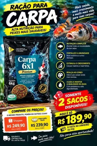 Ração para Carpas 