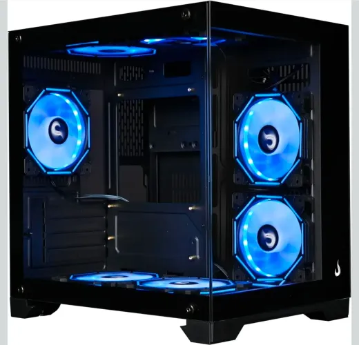 Gabinete Rise Mode, Aquário Vidros temperados sem fans
