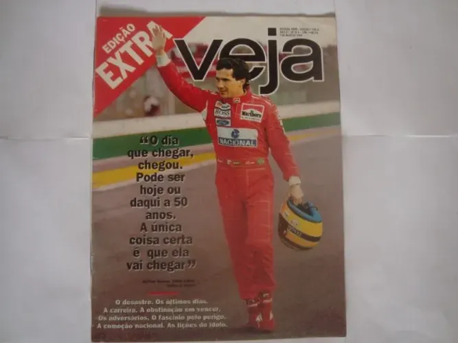 Revista Veja Ayrton Senna de 03/05/94 Edição extra