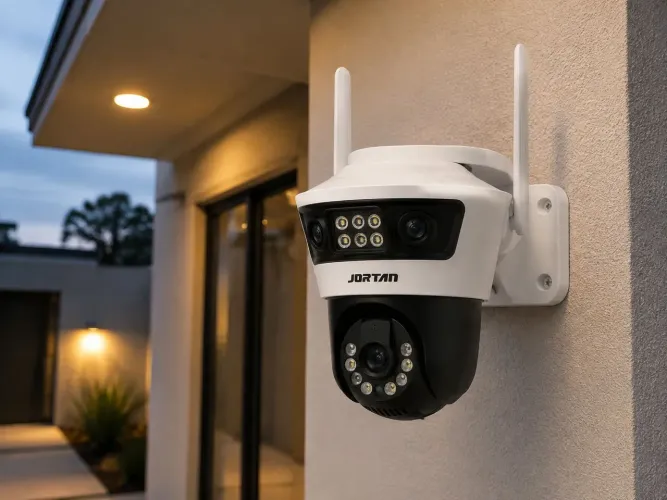 Câmera de Segurança Wi-Fi 3 em 1 Externa à Prova d?Água