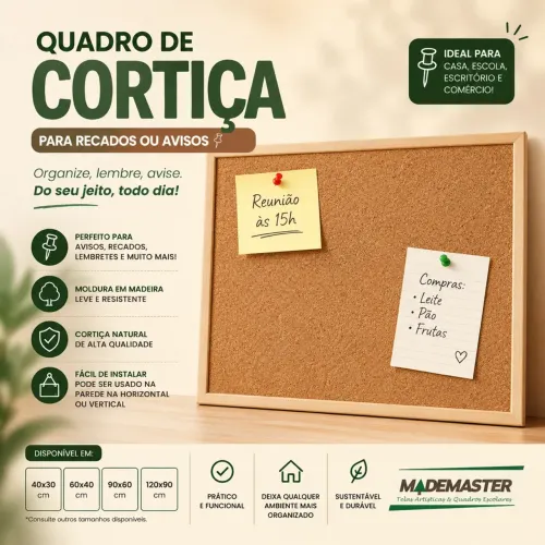 Quadro para avisos