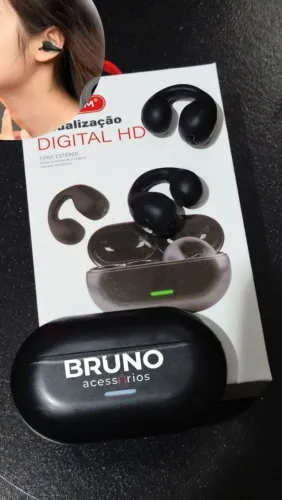 Fone Bluetooth esportivo Earclip