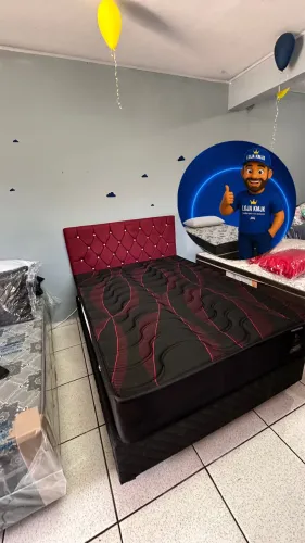 CAMA DE CASAL - CABECEIRA DE BRINDE!