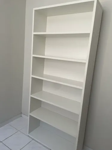 Estante 6 nichos MDF branco