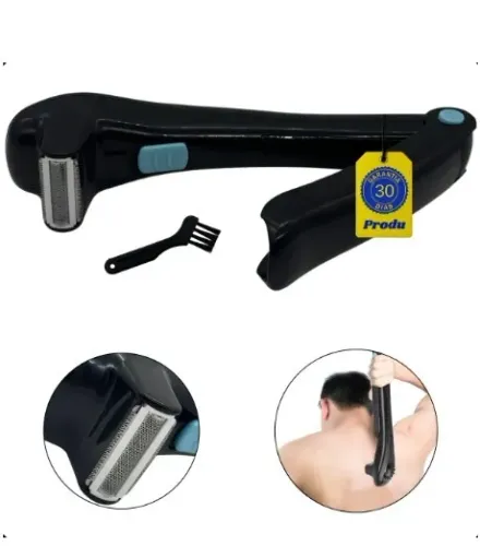 Aparador De Pelos Masculino Depilador a pilha com cabo